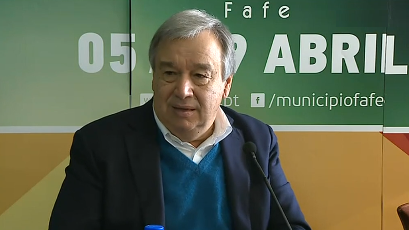 António Guterres no encontro “Terra Justa”