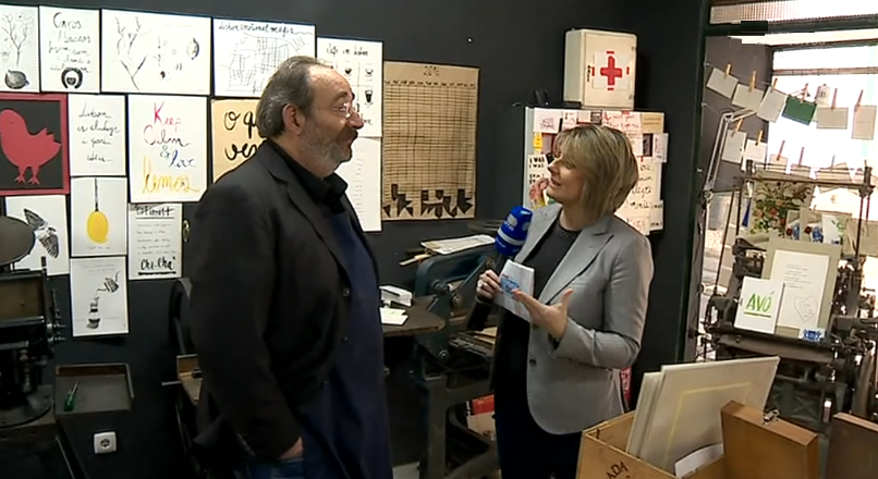 Atelier recupera memórias da tipografia