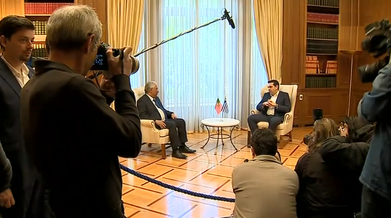 Encontro de António Costa com Alexis Tsipras