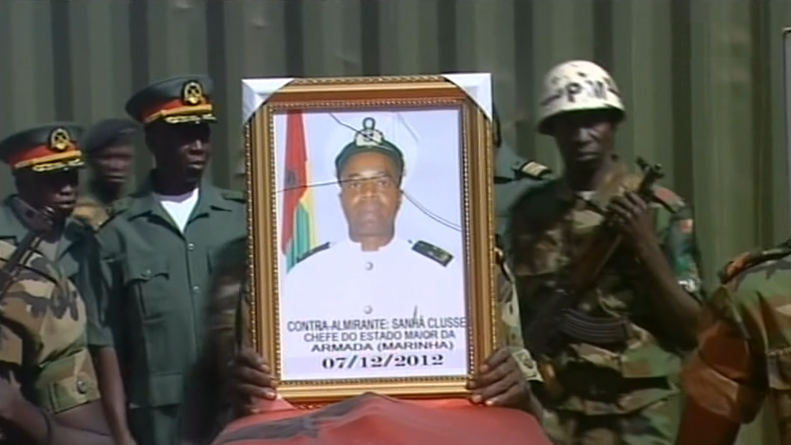 Funeral do Contra-Almirante Sanhá Clussé na Guiné-Bissau