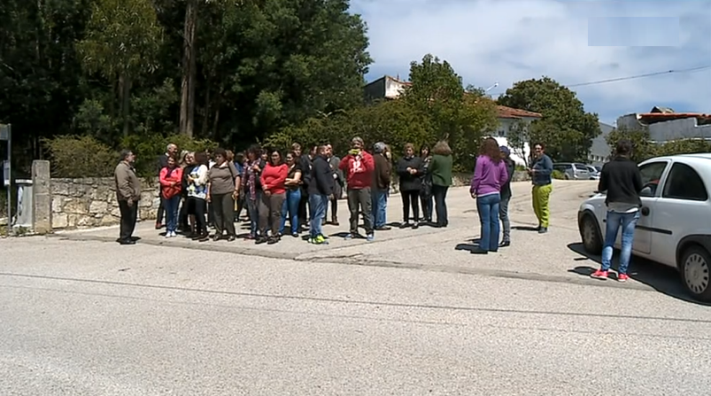 Manifestação de trabalhadores da indústria têxtil
