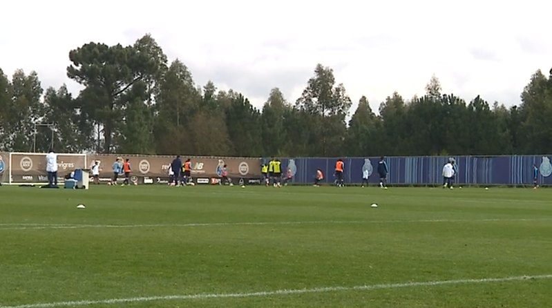 Futebol: treino do FC Porto