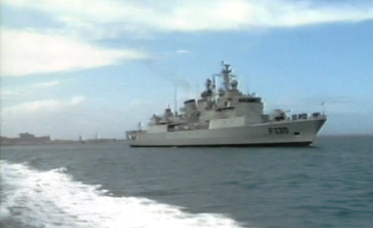 A bordo da Fragata Vasco da Gama