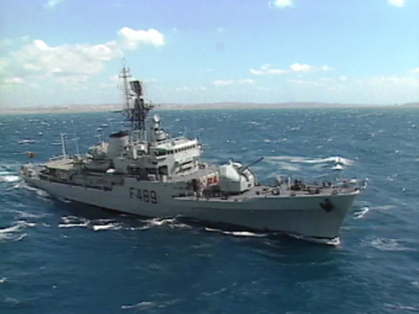 Chegada da Fragata Vasco da Gama a Lisboa