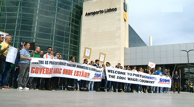 Greve dos trabalhadores da “Portway” e “Groundforce”