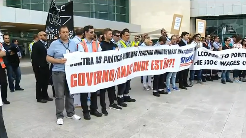 Greve dos trabalhadores da “Portway” e da “Groundforce”