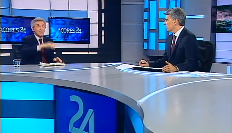 Entrevista a Mota Amaral no programa “Açores 24”