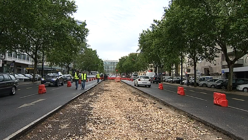 Contestação a obras públicas em Lisboa