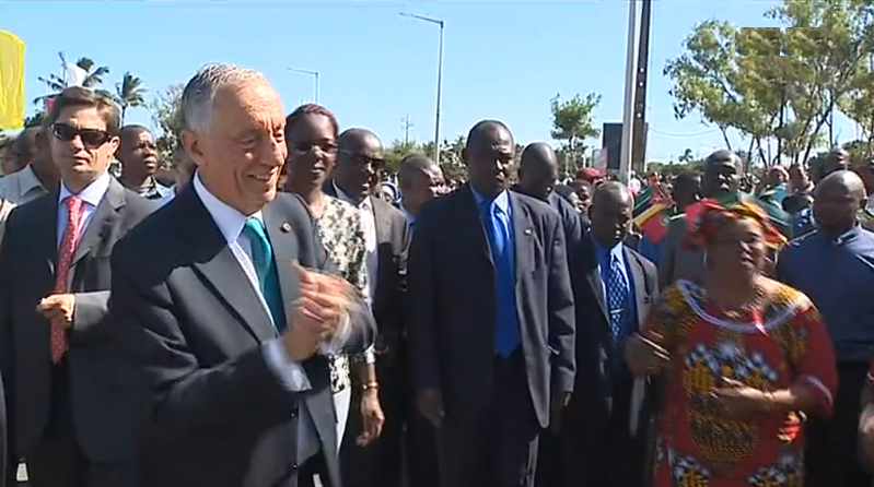Visita de Marcelo Rebelo de Sousa a Moçambique