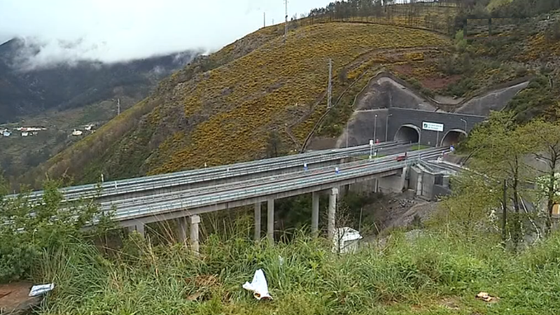 Abertura do túnel do Marão