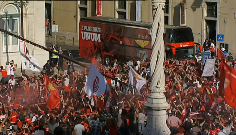 Festejos do Benfica