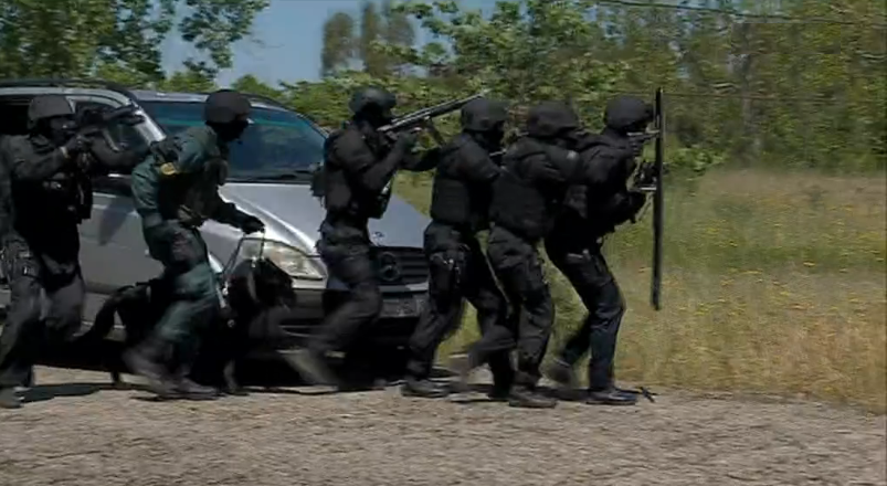 GNR e Guardia Civil espanhola fazem exercício conjunto