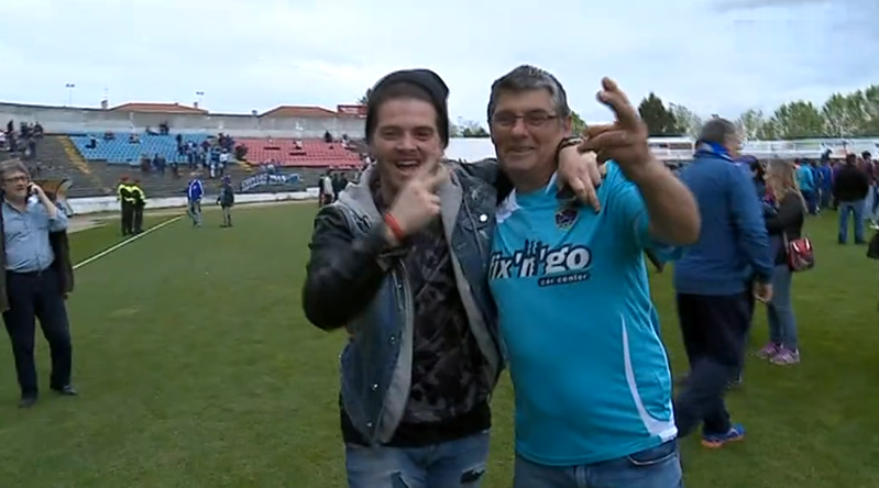 Futebol: Festa do Feirense em Chaves