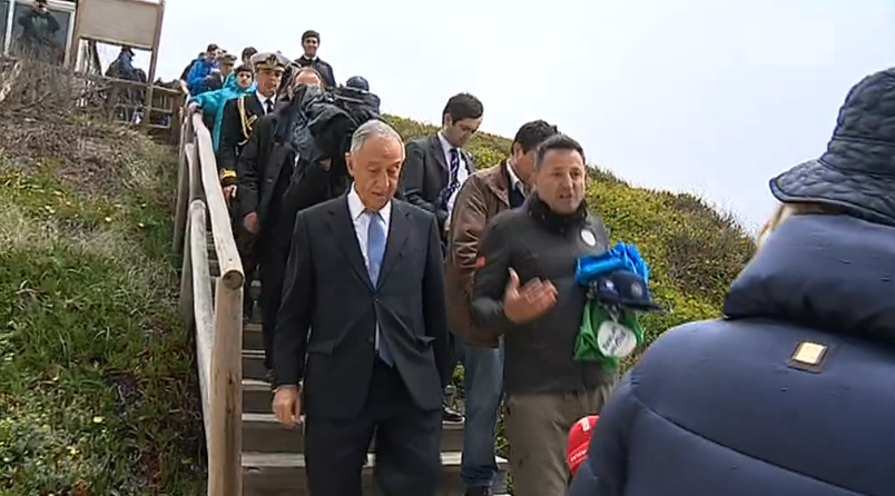 Marcelo Rebelo de Sousa em Melides