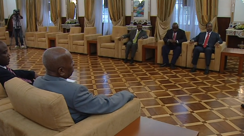 Audiência presidencial com partidos políticos em São Tomé e Príncipe