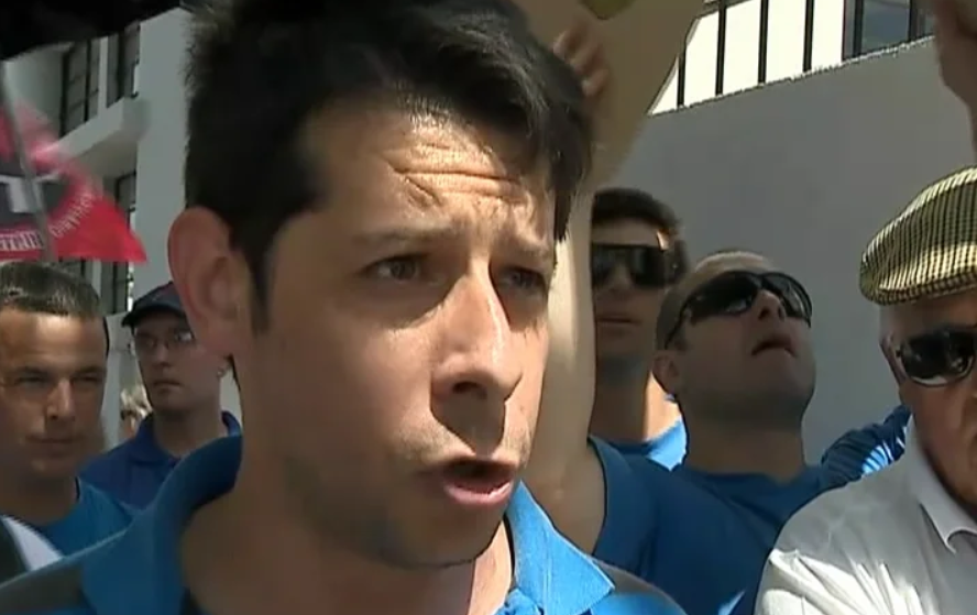 Protesto de ferroviários