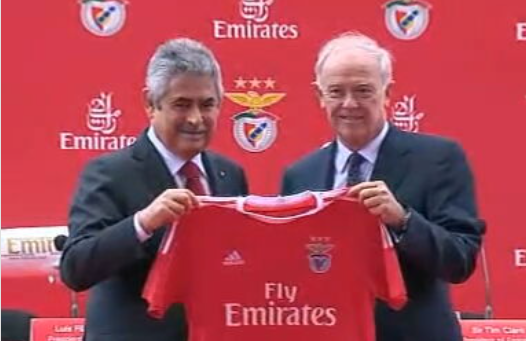 Novo patrocinio do Benfica