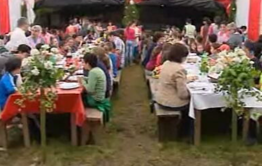 Festa tradicional na Ilha de São Miguel