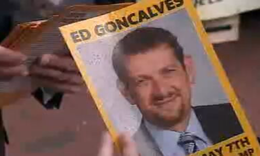 Candidato tuga em Londres
