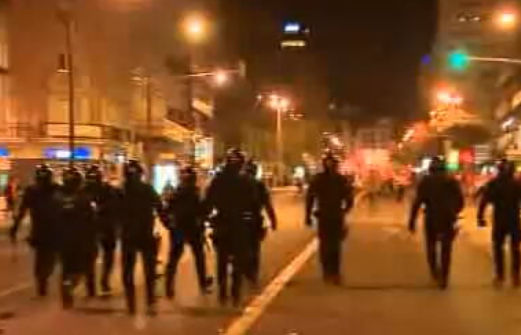 Confrontos no dia dos festejos do Benfica