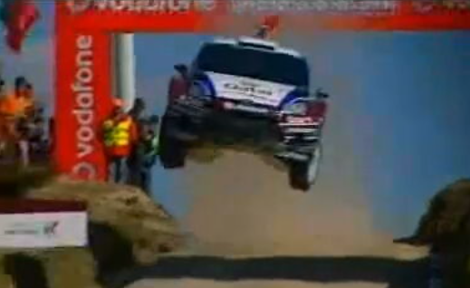 Automobilismo: Salto da pedra sentada