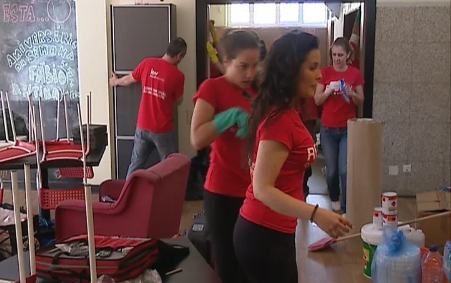 Voluntários reabilitaram espaços da Casa do Vale