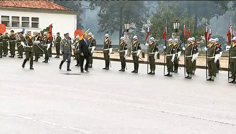 Marcelo Rebelo de Sousa no Comando de Forças Terrestres