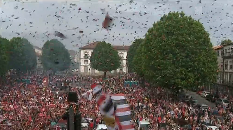 Futebol: Braga em festa