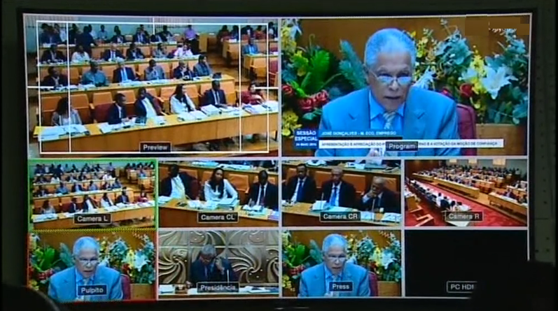Parlamento na internet em Cabo Verde