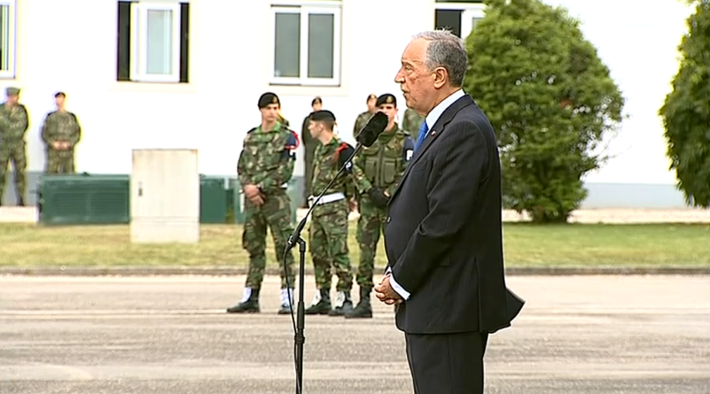 Marcelo Rebelo de Sousa visita Comando das Forças Armadas