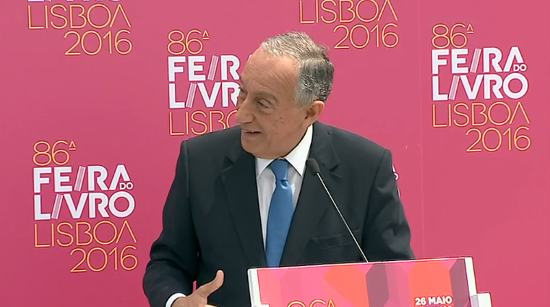 Marcelo Rebelo de Sousa na Feira do Livro de Lisboa