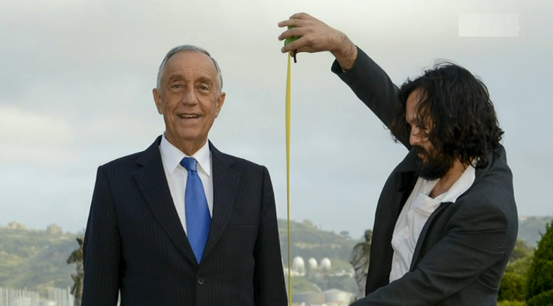 Figura de cera de presidente português