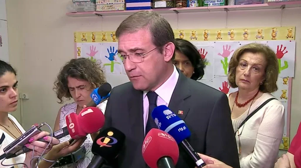 Pedro Passos Coelho reage às previsões da OCDE