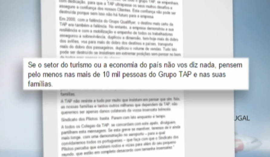 Greve dos pilotos da TAP