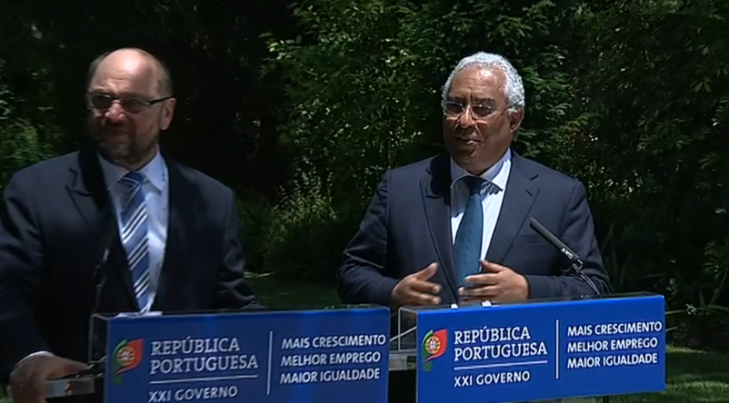 Encontro entre António Costa e Martin Schulz