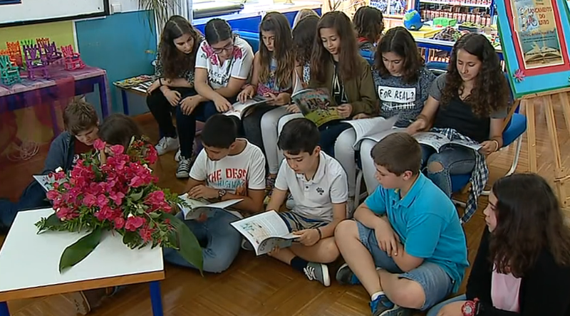 Projeto escolar em Faro