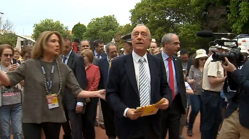 Marcelo Rebelo de Sousa em Serralves