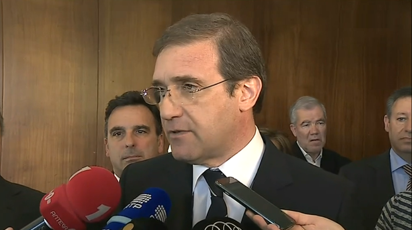 Pedro Passos Coelho critica o governo