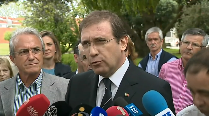 Pedro Passos Coelho no norte do País