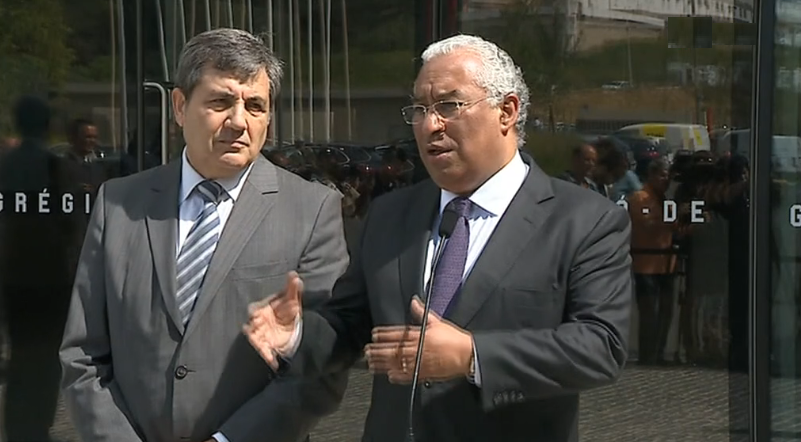 Futebol: António Costa visita Seleção Nacional