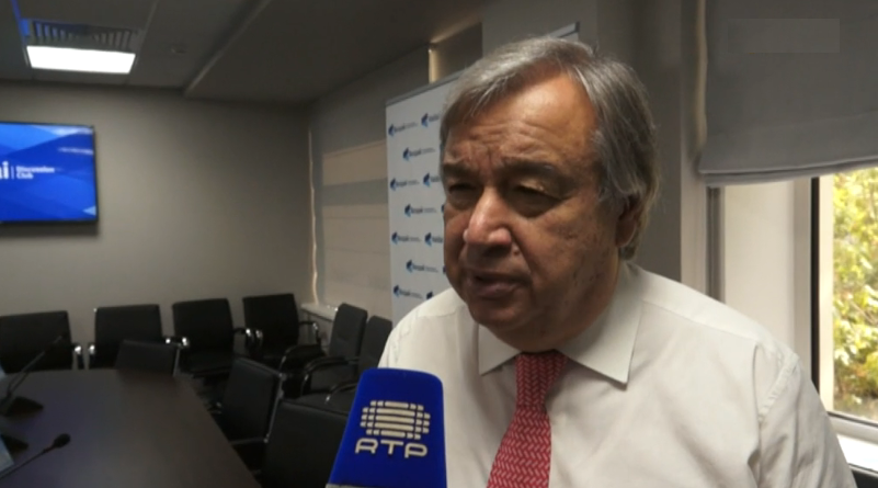 António Guterres em Moscovo