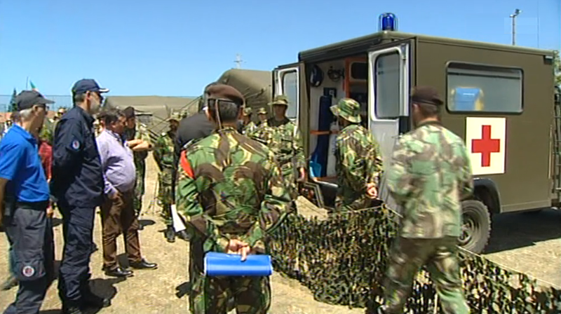 Exercício Militar COA nos Mosteiros “Açor 16”