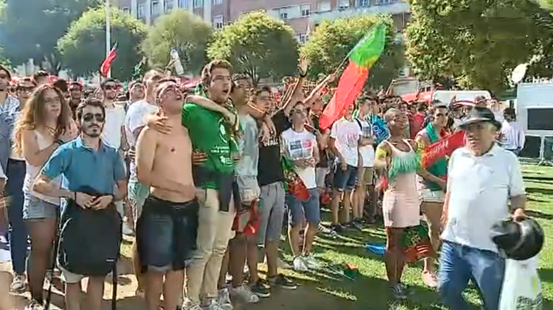 Euro 2016: adeptos apoiam Portugal