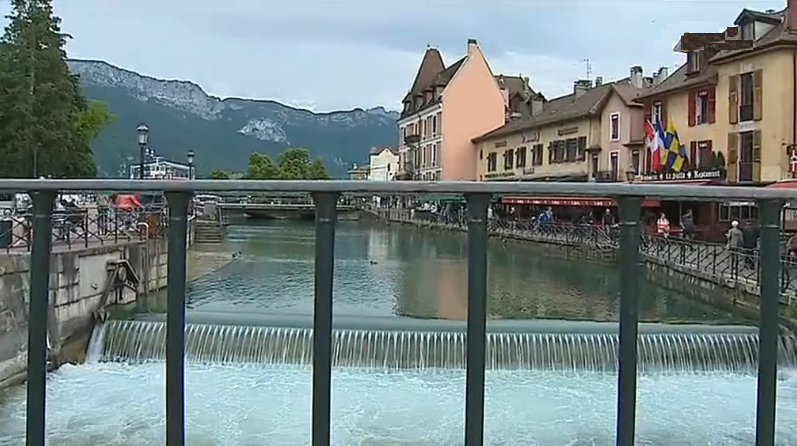 Retrato da cidade de Annecy