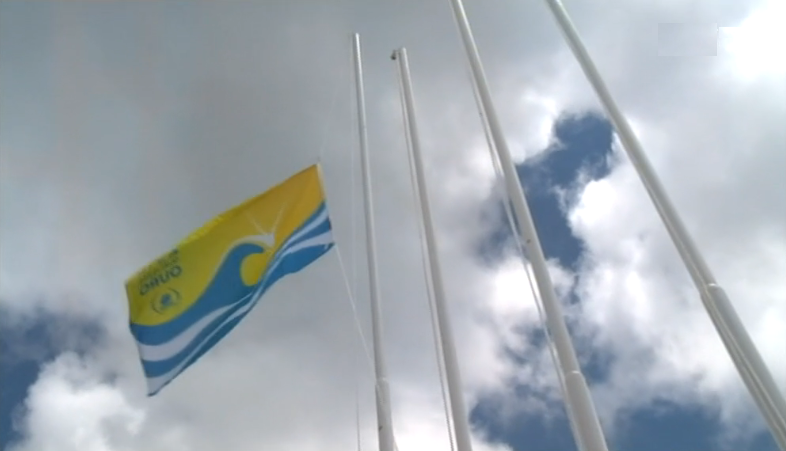 Bandeira da Qualidade de Ouro da Quercus na praia Formosa