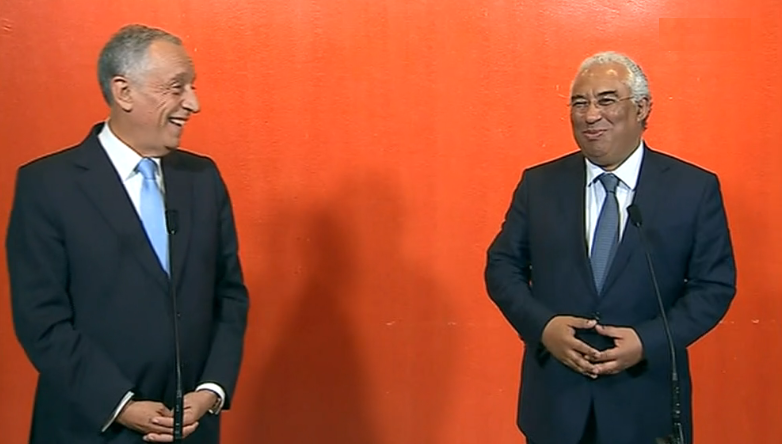Euro 2016: Marcelo Rebelo de Sousa e António Costa com a seleção nacional