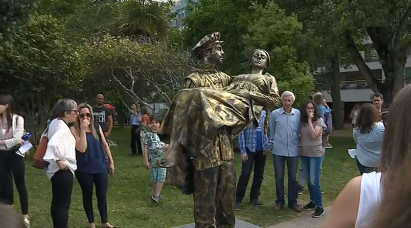 Festival de Estátuas Vivas em Espinho