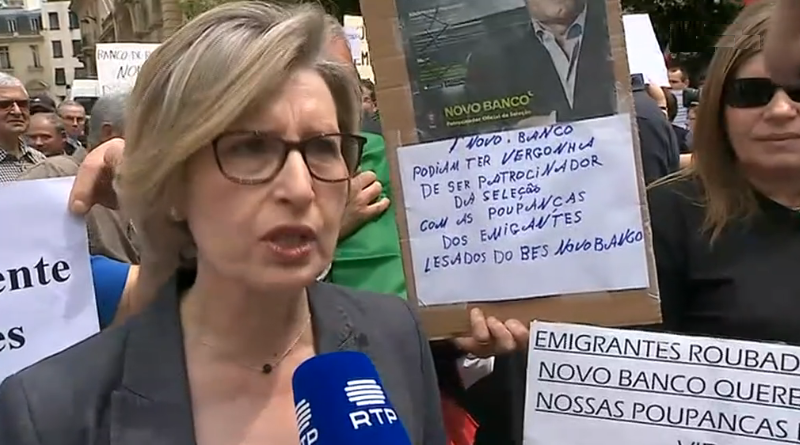 Protesto dos lesados do BES