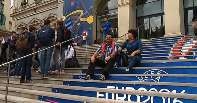 Euro 2016: Ambiente em Saint-Étienne