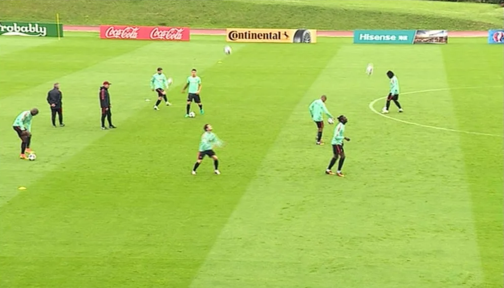 Euro 2016: Treino da seleção nacional